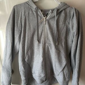 lululemon athletica Textured Gray Hoodie